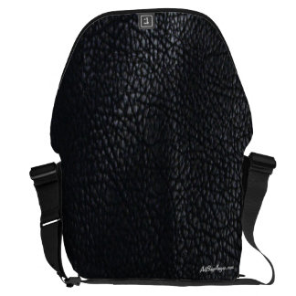 "Tuff som Leather™" (svarten/svart Kurir Väska