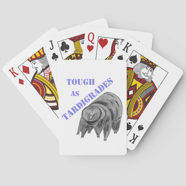 Tuff som Tardigrades Spelkort (Baksidan)