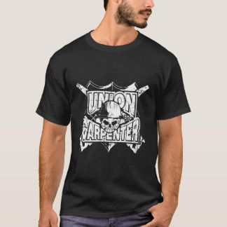 Tuff Union Carpenter Skull Hoodie T Shirt