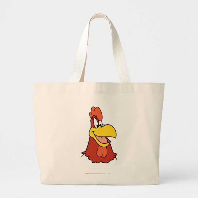 Tuffa Taz/ Foghorn Leghorn närbild Jumbo Tygkasse (Framsidan)