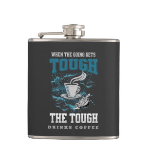 Tuffen dricker kaffe Roligt Good Vibes Free Spirit Fickplunta