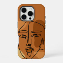 Tuffen iphone case i den vackra Woman Line