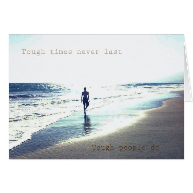 Tuffen tajmar kortet hälsningskort (Framsidan Horizontal)