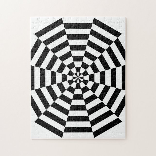 Tuffens optiska Illusionsknappar Pussel (Vertikal)