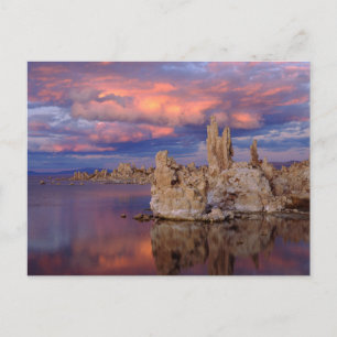 Tuffformationer vid Mono Lake Vykort