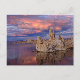 Tuffformationer vid Mono Lake Vykort