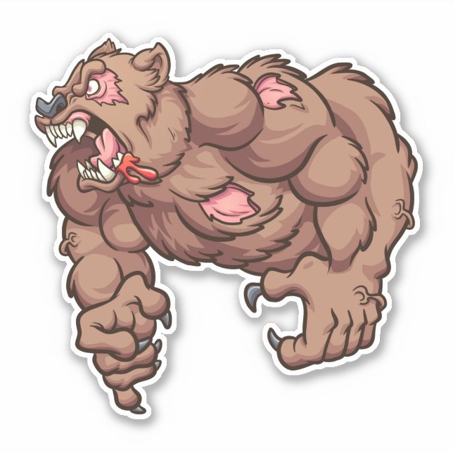 Tuffing - Björn Klistermärken (Framsida)