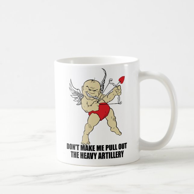 Tufft röka för Cupid Kaffemugg (Höger)