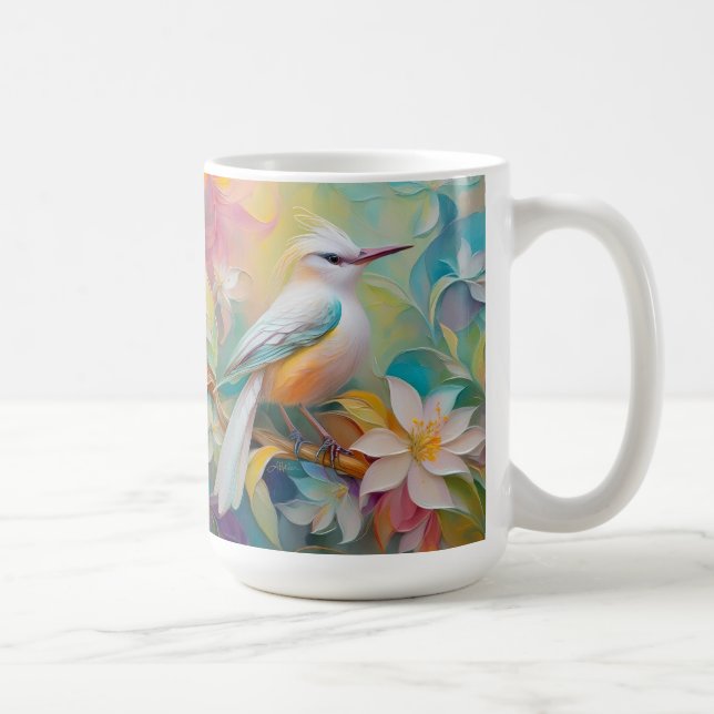 Tuftad Golden Rumped Fantasy Bird Kaffemugg (Höger)