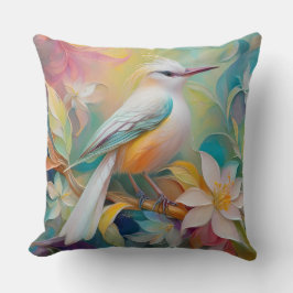 Tuftad Golden Rumped Fantasy Bird Kudde