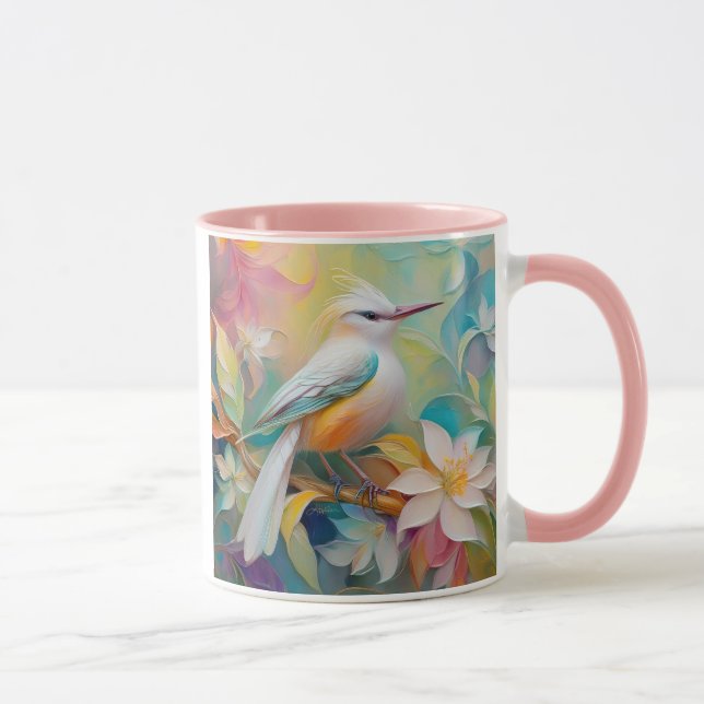 Tuftad Golden Rumped Fantasy Bird Mugg (Höger)