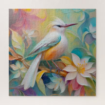 Tuftad Golden Rumped Fantasy Bird