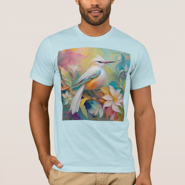 Tuftad Golden Rumped Fantasy Bird T Shirt (Framsida)