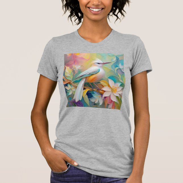 Tuftad Golden Rumped Fantasy Bird T Shirt (Framsida)