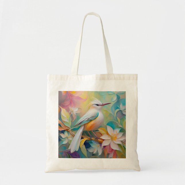 Tuftad Golden Rumped Fantasy Bird Tygkasse (Framsidan)