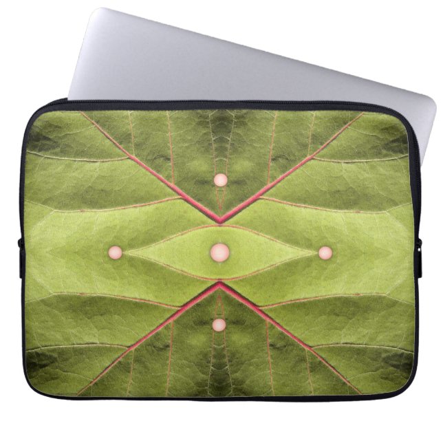Tuftad Olive Tapestry Laptop Fodral (Framsidan)