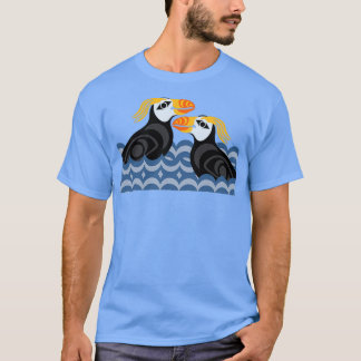 Tuftade puffins t shirt
