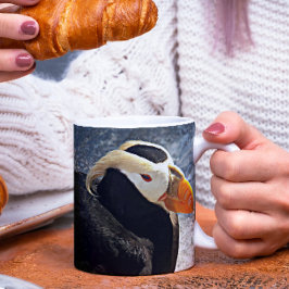 Tuftat Puffin Seabird Photo Mugg