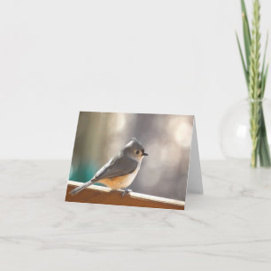 Tufted mes Notecard - tom insida Kort
