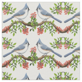 Tufted mesfåglar med bärtyg tyg