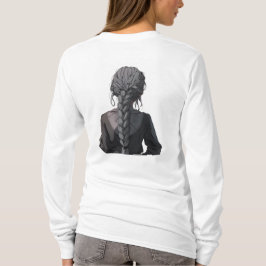 TUFTI(タフティ)意図の三つ編みレディース T SHIRT