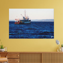 Tug Boat på Mutiny Bay #3 Canvastryck