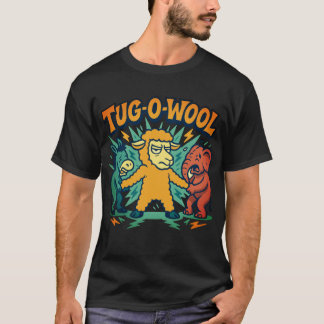 Tug-O-Wool Policy Sheep Funny T-Shirt