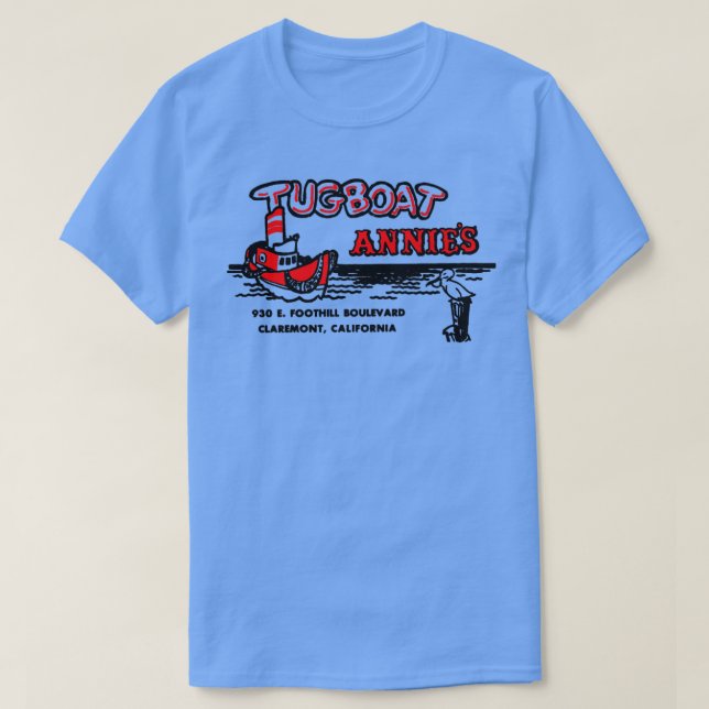 Tugboat Annies California Retro Mid Century Aesthe T Shirt (Design framsida)