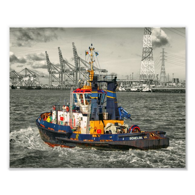 Tugboat Fototryck (Framsidan)