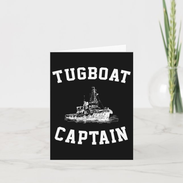 Tugboat-kapten Kort (Framsida)