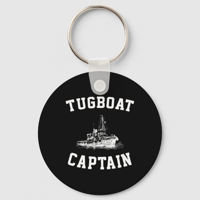 Tugboat-kapten Nyckelring (Framsida)