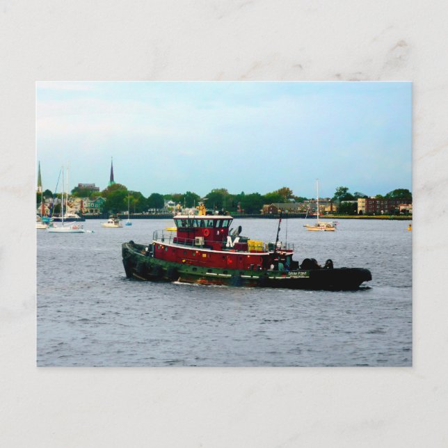 Tugboat Norfolk VA Vykort (Framsida)