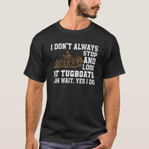 Tugboat-offert, bogserbåt och Frakt T Shirt