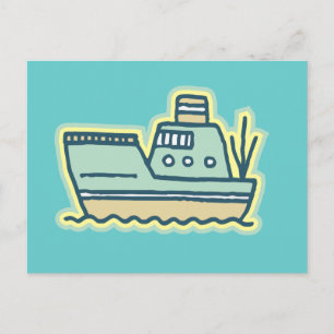 Tugboat Tshirts och Gifts Vykort