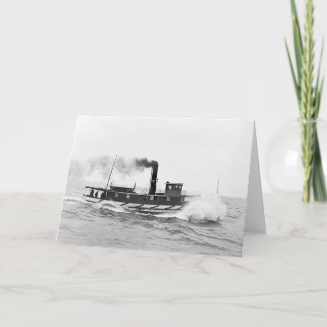 Tugboat William Sprague, 1800-talet Kort (Framsida)