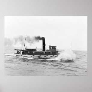 Tugboat William Sprague, 1800-talet Poster