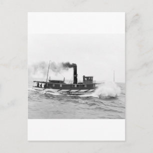 Tugboat William Sprague, slutet på 1800-talet Vykort