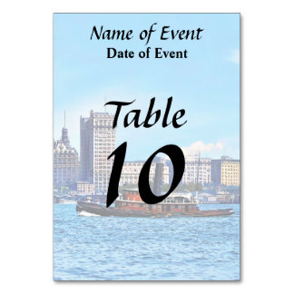 Tugboats Near the New York City Skyline c1906 Bordsnummer