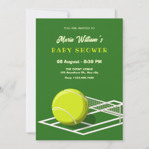 Tuggdusch i tennis inbjudningar