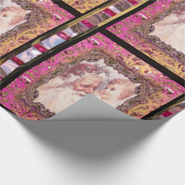 Tuggning i Santa's Beard 30 x 6' Presentpapper (Hörn)