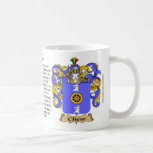 Tuggning, ursprung, det menande och vapenskölden kaffemugg