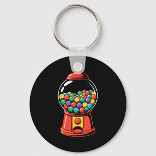 Tuggummiautomat T-Shirt Vuxna Män Kvinnor Barn Tug Nyckelring