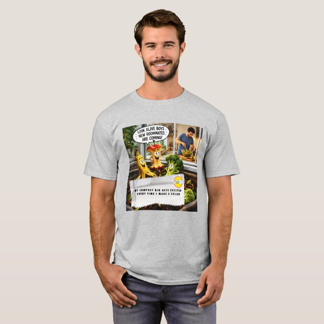 Tuggummiförpackningsskämt T Shirt (Hel framsida)