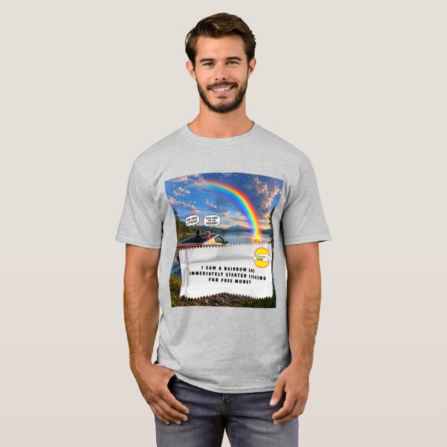 Tuggummipappersskämt T Shirt (Hel framsida)