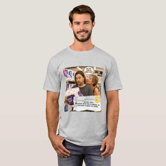 Tuggummiupphandlingsskämt T Shirt (Hel framsida)