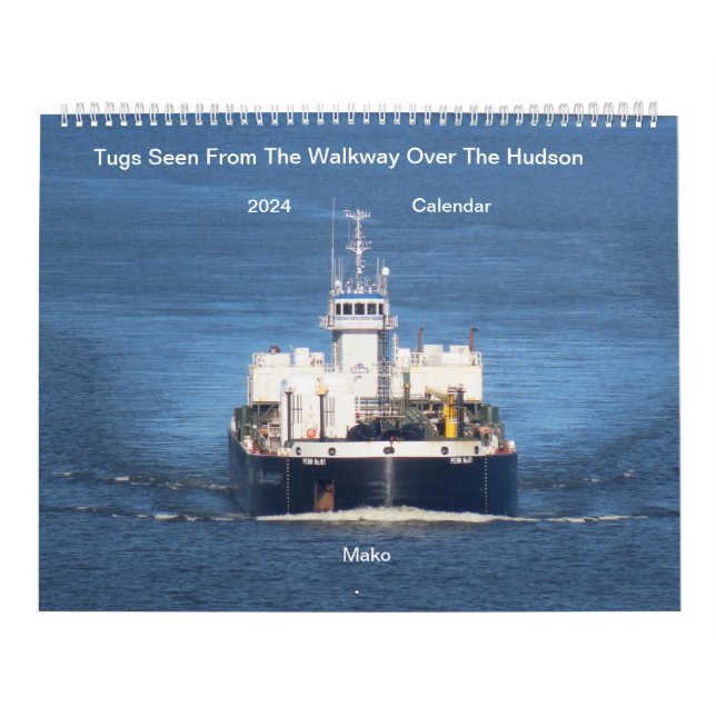 Tugs från Walkway över Hudson 2024 Kalender (Omslag)