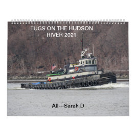 Tugs på Hudson River 2021 - Alla Sarah D. Kalender
