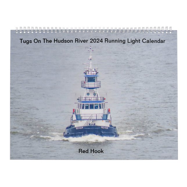 Tugs på Hudson River Running Light 2024 Kalender (Omslag)