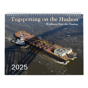 Tugspotting 2025 Walkway över Hudson Calendar Kalender