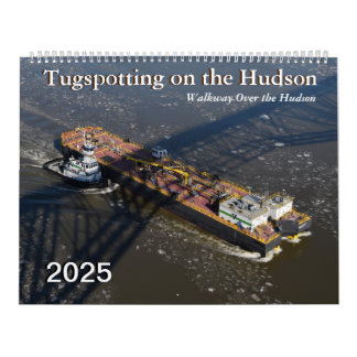 Tugspotting 2025 Walkway över Hudson Calendar Kalender